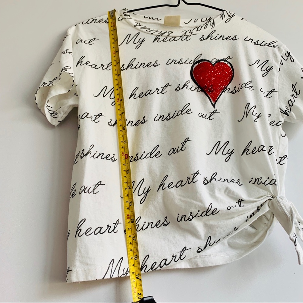 Zara Girls Collection Red Heart Crystals Side knot - Picture 6 of 7